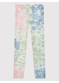 Guess Legginsy J2YB17 J1300 Kolorowy Slim Fit ze sklepu MODIVO w kategorii Spodnie dziewczęce - zdjęcie 181067953