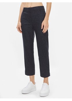 Tommy Hilfiger Chinosy Neppy WW0WW41179 Granatowy Slim Fit ze sklepu MODIVO w kategorii Spodnie damskie - zdjęcie 181068074