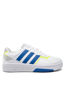 adidas Sneakersy Courtic J GY3634 Biały ze sklepu MODIVO w kategorii Buty sportowe dziecięce - zdjęcie 181068144
