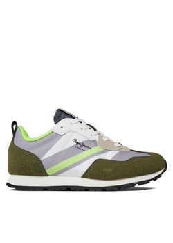 Pepe Jeans Sneakersy Foster Boy Print PBS30554 Zielony ze sklepu MODIVO w kategorii Buty sportowe dziecięce - zdjęcie 181068230