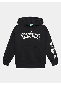 United Colors Of Benetton Bluza POKEMON 3J73C203G Czarny Regular Fit ze sklepu MODIVO w kategorii Bluzy chłopięce - zdjęcie 181068234