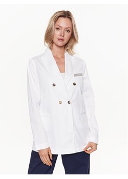 Fabiana Filippi Marynarka GCD273W247 Biały Regular Fit ze sklepu MODIVO w kategorii Marynarki damskie - zdjęcie 181068260