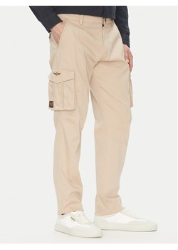 Aeronautica Militare Spodnie materiałowe 251PA1658CT3511 Beżowy Regular Fit ze sklepu MODIVO w kategorii Spodenki męskie - zdjęcie 181068313