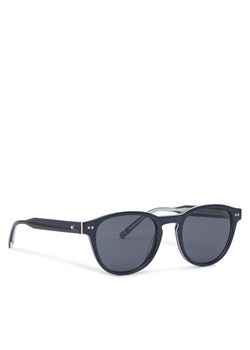 Tommy Hilfiger Okulary przeciwsłoneczne 2186/S 207941 Niebieski ze sklepu MODIVO w kategorii Okulary przeciwsłoneczne męskie - zdjęcie 181068411