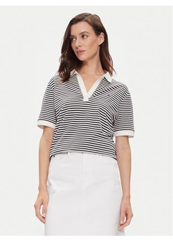 Tommy Hilfiger Polo WW0WW41286 Granatowy Relaxed Fit ze sklepu MODIVO w kategorii Bluzki damskie - zdjęcie 181068453