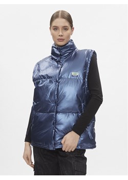 American Vintage Bezrękawnik Tymbay TYM17AH23 Niebieski Relaxed Fit ze sklepu MODIVO w kategorii Kamizelki damskie - zdjęcie 181068533