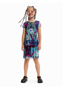 Desigual Sukienka codzienna 23SGVK19 Niebieski Regular Fit ze sklepu MODIVO w kategorii Sukienki dziewczęce - zdjęcie 181068560