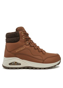 Skechers Botki 177179 Brązowy ze sklepu MODIVO w kategorii Botki - zdjęcie 181068692