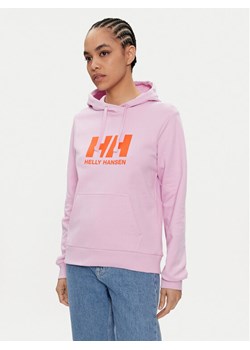 Helly Hansen Bluza Logo 2.0 34460 Różowy Regular Fit ze sklepu MODIVO w kategorii Bluzy damskie - zdjęcie 181069071