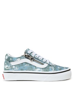 Vans Tenisówki Old Skool Zip VN0A2XSM4481 Błękitny ze sklepu MODIVO w kategorii Trampki dziecięce - zdjęcie 181069130