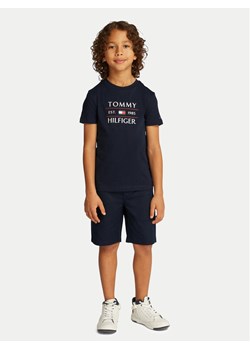 Tommy Hilfiger T-Shirt KB0KB09538 D Granatowy Regular Fit ze sklepu MODIVO w kategorii T-shirty chłopięce - zdjęcie 181069172