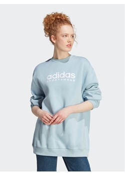 adidas Bluza ALL SZN Fleece Graphic IL3248 Błękitny Loose Fit ze sklepu MODIVO w kategorii Bluzy damskie - zdjęcie 181069173