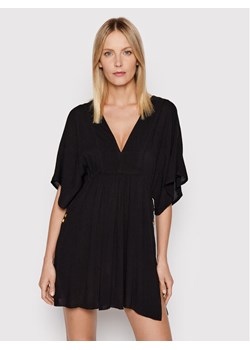 Lauren Ralph Lauren Sukienka plażowa 20151080 Czarny Relaxed Fit ze sklepu MODIVO w kategorii Odzież plażowa - zdjęcie 181069191