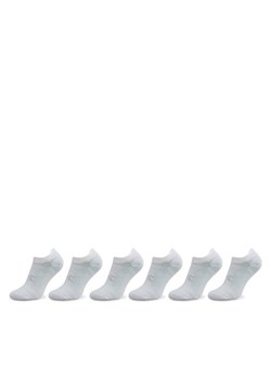 Under Armour Zestaw 6 par stopek unisex Ua Essential No Show 6Pk 1382611-100 Biały ze sklepu MODIVO w kategorii Skarpetki damskie - zdjęcie 181069254