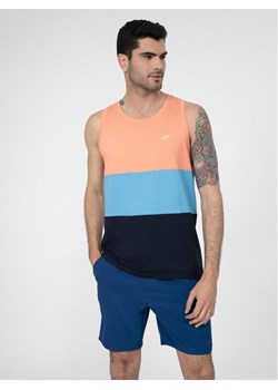 4F T-Shirt 4FSS23TTSHM352 Różowy Regular Fit ze sklepu MODIVO w kategorii T-shirty męskie - zdjęcie 181069384