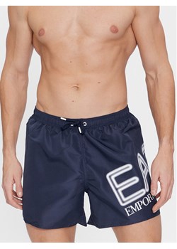 EA7 Emporio Armani Szorty kąpielowe 902000 4R736 0003 Granatowy ze sklepu MODIVO w kategorii Kąpielówki - zdjęcie 181069480
