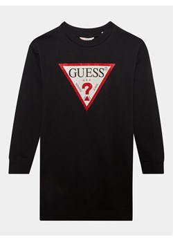 Guess Sukienka codzienna J3YK20 KA6R3 Czarny Regular Fit ze sklepu MODIVO w kategorii Sukienki dziewczęce - zdjęcie 181069622