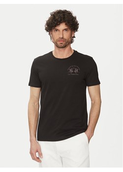 La Martina T-Shirt Vernie MAR009 JS206 Czarny Regular Fit ze sklepu MODIVO w kategorii T-shirty męskie - zdjęcie 181069634
