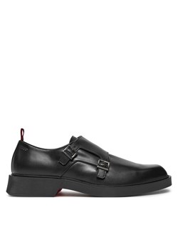 Hugo Półbuty Iker 50528804 Czarny ze sklepu MODIVO w kategorii Buty eleganckie męskie - zdjęcie 181069724