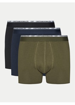 Cristiano Ronaldo CR7 Komplet 3 par bokserek 8100-49 Kolorowy ze sklepu MODIVO w kategorii Majtki męskie - zdjęcie 181069902