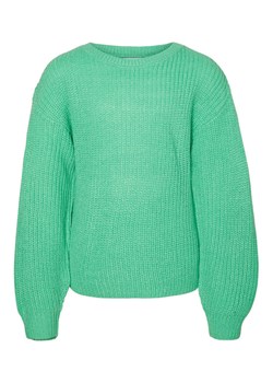 Vero Moda Girl Sweter Sayla 10272974 Zielony Regular Fit ze sklepu MODIVO w kategorii Swetry dziewczęce - zdjęcie 181069941