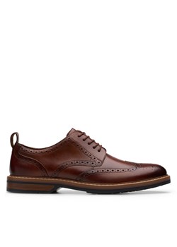 Clarks Półbuty Aldwin Limit 26178428 Brązowy ze sklepu MODIVO w kategorii Buty eleganckie męskie - zdjęcie 181070064