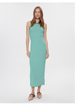 Tommy Hilfiger Sukienka letnia WW0WW41996 Zielony Slim Fit ze sklepu MODIVO w kategorii Sukienki - zdjęcie 181070072