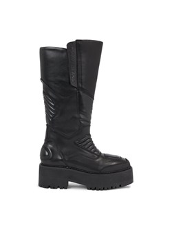 Tommy Jeans Kozaki Tjw Long Shaft Biker EN0EN02376 Czarny ze sklepu MODIVO w kategorii Kozaki damskie - zdjęcie 181070083