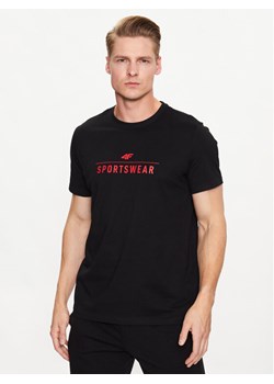 4F T-Shirt 4FSS23TTSHM539 Czarny Regular Fit ze sklepu MODIVO w kategorii T-shirty męskie - zdjęcie 181070113