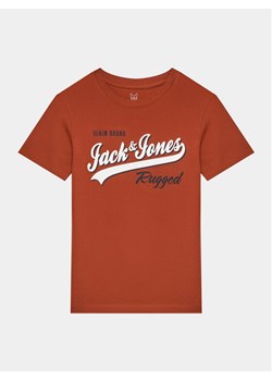 Jack&Jones Junior T-Shirt 12237367 Czerwony Regular Fit ze sklepu MODIVO w kategorii T-shirty chłopięce - zdjęcie 181070202