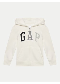 Gap Bluza 875147-03 Écru Regular Fit ze sklepu MODIVO w kategorii Bluzy chłopięce - zdjęcie 181070333