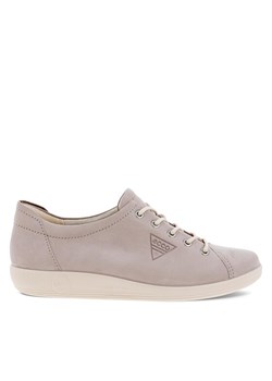 ECCO Sneakersy SOFT 2.0 20650302386 Szary ze sklepu MODIVO w kategorii Półbuty damskie - zdjęcie 181070410