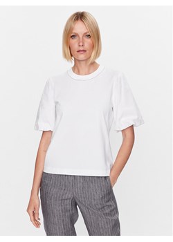 Peserico T-Shirt S06654J0 Biały Regular Fit ze sklepu MODIVO w kategorii Bluzki damskie - zdjęcie 181070451