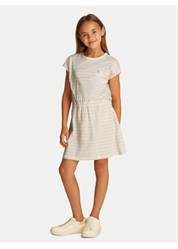 Calvin Klein Jeans Sukienka codzienna IG0IG02929 Beżowy Regular Fit ze sklepu MODIVO w kategorii Sukienki dziewczęce - zdjęcie 181070460