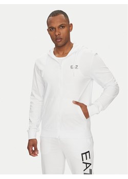 EA7 Emporio Armani Bluza 7M000568 AF13512 M0003 Biały Regular Fit ze sklepu MODIVO w kategorii Bluzy męskie - zdjęcie 181070503