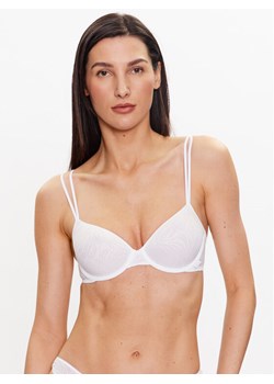 Calvin Klein Underwear Biustonosz z fiszbiną 000QF6875E Biały ze sklepu MODIVO w kategorii Biustonosze - zdjęcie 181070523