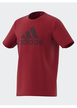 adidas T-Shirt Essentials Big Logo Cotton T-Shirt IJ6262 Czerwony Regular Fit ze sklepu MODIVO w kategorii T-shirty chłopięce - zdjęcie 181070611