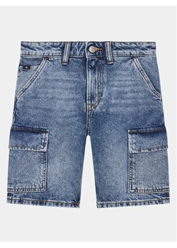 Calvin Klein Jeans Szorty jeansowe Skater IB0IB02004 Niebieski Regular Fit ze sklepu MODIVO w kategorii Spodenki chłopięce - zdjęcie 181070690