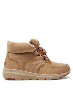 Skechers Botki Glacial Ultra - Trend Up 144194 Beżowy ze sklepu MODIVO w kategorii Botki - zdjęcie 181070713