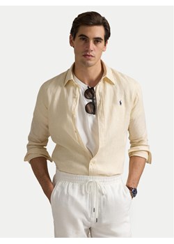 Polo Ralph Lauren Koszula 710968915005 Beżowy Slim Fit ze sklepu MODIVO w kategorii Koszule męskie - zdjęcie 181071162