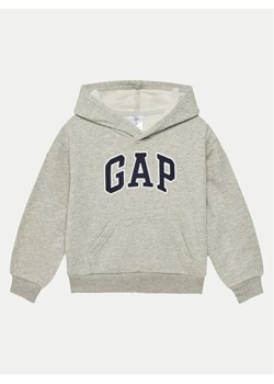 Gap Bluza 744326-00 Szary Regular Fit ze sklepu MODIVO w kategorii Bluzy chłopięce - zdjęcie 181071171
