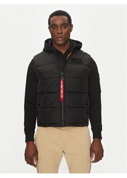 Alpha Industries Bezrękawnik 118109 Czarny Regular Fit ze sklepu MODIVO w kategorii Kamizelki męskie - zdjęcie 181071183