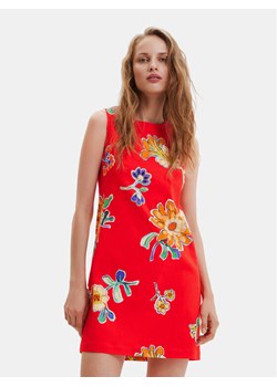 Desigual Sukienka codzienna 23SWVW70 Czerwony Slim Fit ze sklepu MODIVO w kategorii Sukienki - zdjęcie 181071271