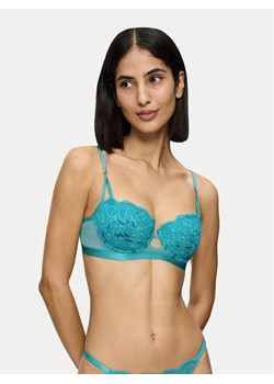 Triumph Biustonosz balkonetka Crazy Stupid Love 10222359 Niebieski ze sklepu MODIVO w kategorii Biustonosze - zdjęcie 181071284