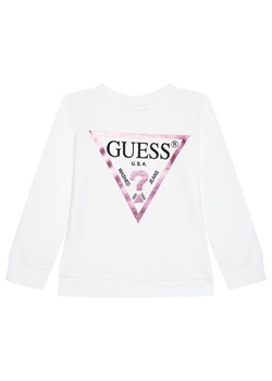 Guess Bluzka K84I18 K8HM0 Biały Regular Fit ze sklepu MODIVO w kategorii Bluzki dziewczęce - zdjęcie 181071312