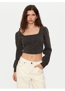Lee Bluzka 112355105 Czarny Slim Fit ze sklepu MODIVO w kategorii Bluzki damskie - zdjęcie 181071320