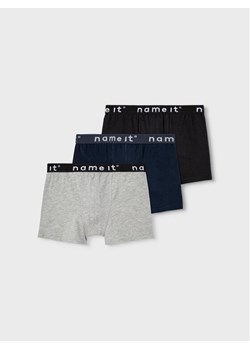NAME IT Komplet 3 par bokserek 13208836 Czarny ze sklepu MODIVO w kategorii Majtki dziecięce - zdjęcie 181071343