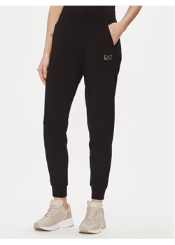 EA7 Emporio Armani Spodnie dresowe 8NTP85 TJTXZ 0200 Czarny Regular Fit ze sklepu MODIVO w kategorii Spodnie damskie - zdjęcie 181071484
