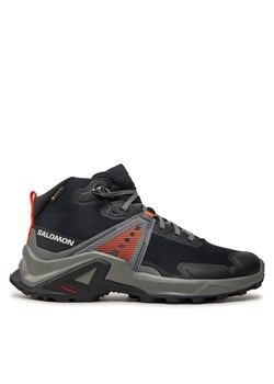 Salomon Trekkingi X Raise Mid Gore-Tex L47458000 Czarny ze sklepu MODIVO w kategorii Buty trekkingowe dziecięce - zdjęcie 181071490