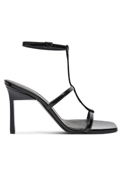 Calvin Klein Sandały Heel Gladi Sandal 90 Pat HW0HW02312 Czarny ze sklepu MODIVO w kategorii Sandały damskie - zdjęcie 181071522